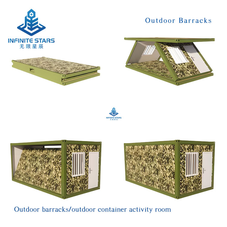 Foldable Modular Outdoor Barracks